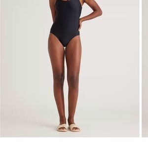 Quince Black One-Piece Swimsuit